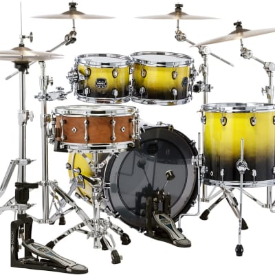 Mapex Saturn Sulphur Fade Jazz Drum Set 20x16/10x7/12x8/14x14 4pc Shell Pack Authorized Dealer image 3
