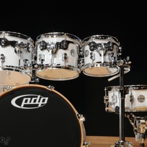 PDP Concept Maple Shell Pack - 7-Piece - Pearlescent White image 4