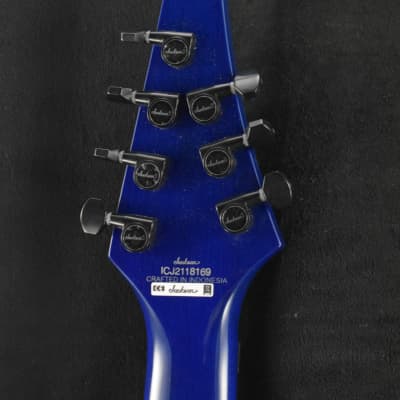 Jackson Pro Series Signature Chris Broderick Soloist 7P Transparent Blue image 7