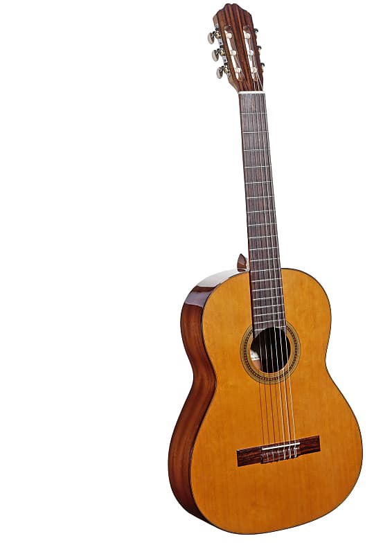Spanish Classical Guitar VALDEZ MODEL E -  left hand - solid cedar top image 1