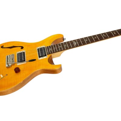 PRS SE Custom 22 Semi-Hollow Santana Yellow (WAS £979) | Reverb