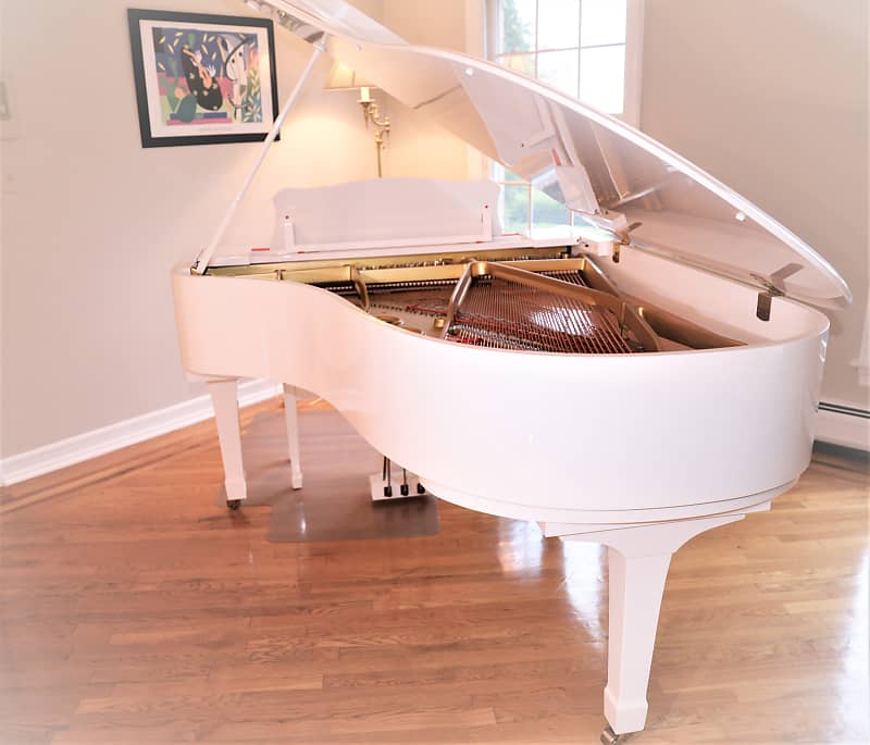 Yamaha C5E Concerto Grand Piano 1990 High Gloss White