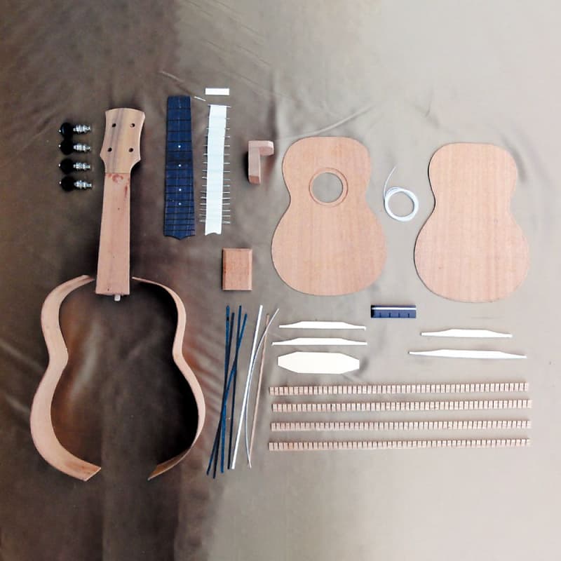 HOSCO High Grade Solid Mahogany Soprano Ukulele Kit UKKIT6M Reverb