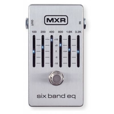MXR M109S 6-Band Equalizer Silver Effektpedal for sale