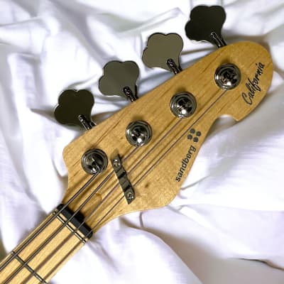 SANDBERG "BASS THE WORLD" (TT-4), Black Matte / Maple *On Order, ETA Oct. 2025 image 6