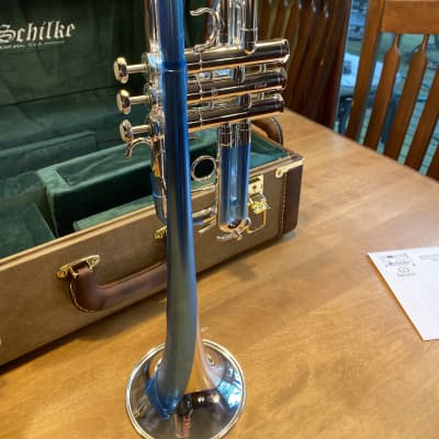Schilke SC4-OT-S Soloiste Series Custom C Trumpet Silver #67813 image 9