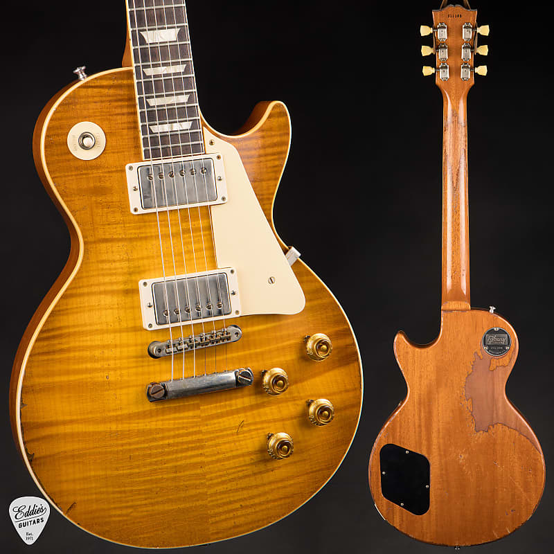 Gibson Custom Shop Made 2 Measure Murphy Lab '59 Les Paul Standard Murphy Painted Ultra Heavy Aged Lemon Burst/NOS image 1