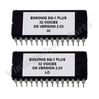 Ensoniq SQ-1 Plus 32 Voices OS Version 2.03 Firmware Upgrade update SQ1 + Chip