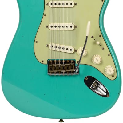 New Fender Custom Shop Limited '62-'63 Stratocaster Journeyman Aged Sea Foam Green image 3