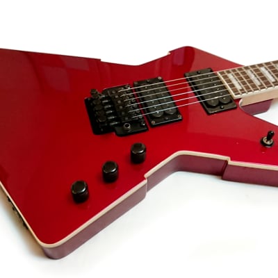 PEAVEY ROTOR EXP Floyd Rose in Candy Apple Red + Explorer