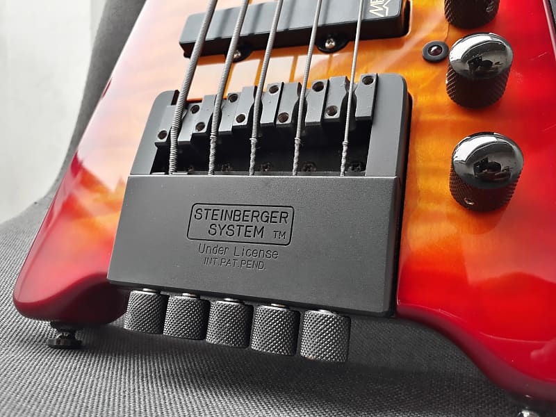 Hohner Professional B2AV licd. by Steinberger | 2003, Warwick MEC Parts,  headless 5-string bass