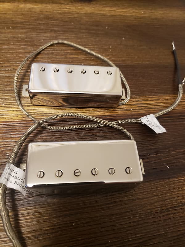 Lindy Fralin Mini Humbucker Set - Polished Nickel