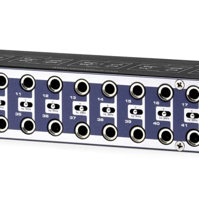 Samson S-Patch Plus S Class 48-Point Balanced Patchbay with free Trace Audio Write-Your-Own Label image 2