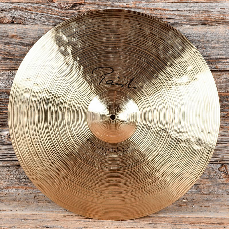 Paiste 20" Signature Dry Crisp Ride Cymbal 1989 - 2012 image 1