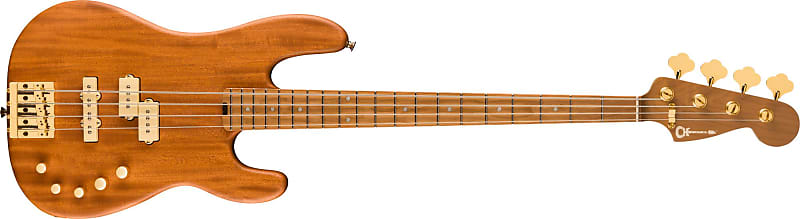 CHARVEL - Pro-Mod San Dimas Bass PJ IV MAH  Caramelized Maple Fingerboard  Natural Mahogany - 2963078557 image 1