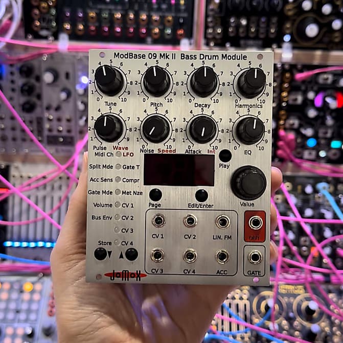 Jomox ModBase 09 MKII Eurorack and MIDI kick drum module Reverb