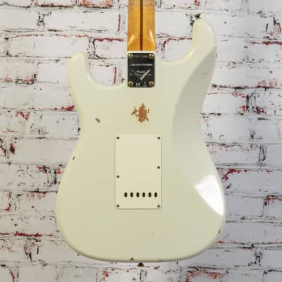 Fender - B2 Custom Shop Limited Edition Fat '50s - Stratocaster Electric Guitar - Relic - Aged India Ivory - IIV - w/ Hardshell Tweed Case - x1332 image 7