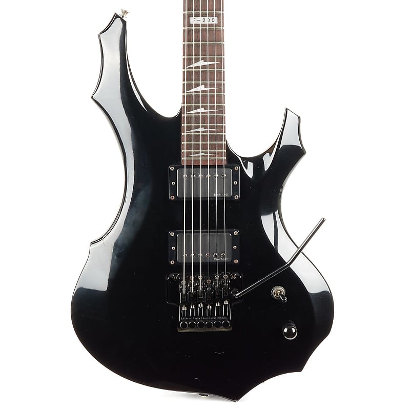 ESP LTD F-200 Electric Guitar, Satin Black — Morris Guitar Company
