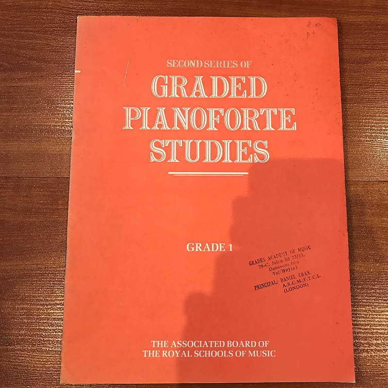Second Series of Graded Pianoforte Studies Grade 1Music Book