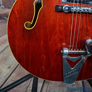 1976 Gretsch 7660 Chet Atkins Nashville Electric Guitar Autumn Red image 4