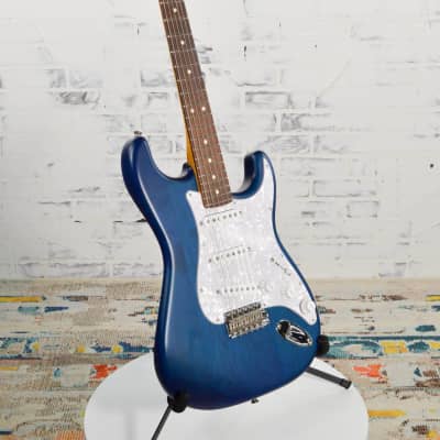 New Fender Cory Wong Stratocaster Sapphire Blue Transparent w/Case image 3