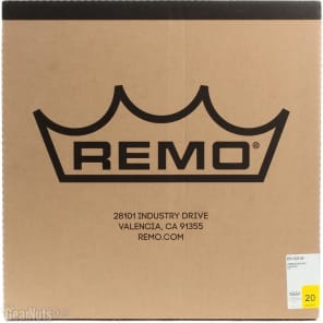 Remo Ambassador Ebony Bass Drumhead - 20 inch image 3