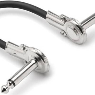 Hosa Low Profile Right Angle 6" Pedal Patch Cable IRG-100.5