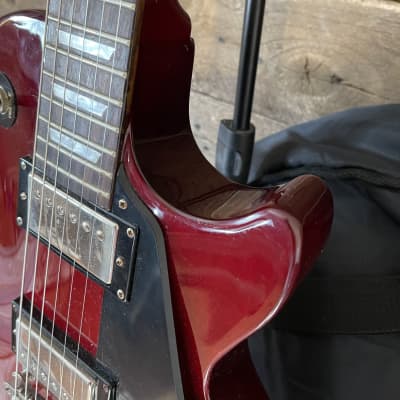 SPRING STOCK UP// RARE Epiphone Limited Edition Custom Shop Les Paul Studio Wine Red image 4