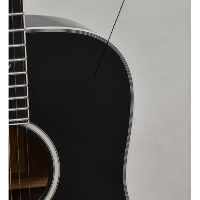 Schecter Robert Smith RS-1000 Busker Acoustic Guitar Gloss Black 8601 image 9