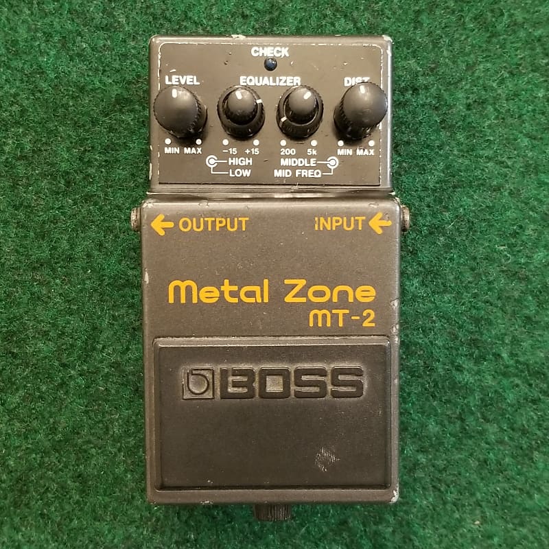 😎 RARE 1st Year (Mar 1991) Boss MT-2 Metal Zone Distortion Pedal MODDED!  MUST See! 😎