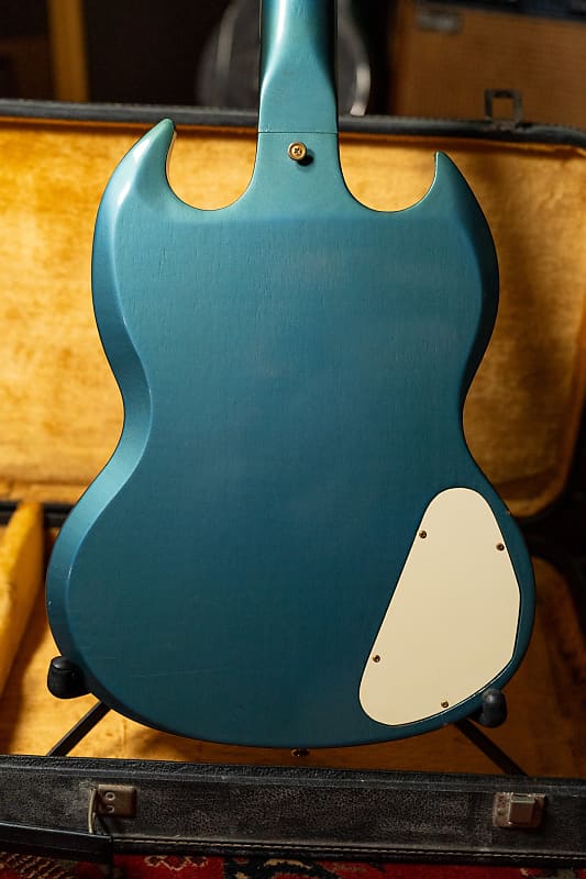 1968 Gibson SG Custom Pelham Blue Factory Bigsby Left-Handed 1 of 2 Ever Made Jimi Hendrix w/OHSC image 6