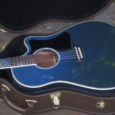 Takamine LTD 2021 Blue Rose - Charcoal Blue Gradation | Reverb