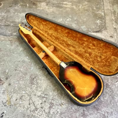 Vox V-250 Violin Bass 1960’s - Sunburst original vintage Italy viola image 9