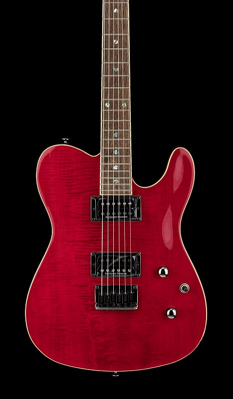 Fender Special Edition Custom Telecaster FMT HH - Crimson Red Transparent #02960 image 1