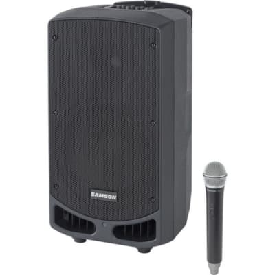 Samson Expedition XP310w-K: 470 to 494 MHz 10" 300W Portable PA System with Wireless Microphone (K) image 1