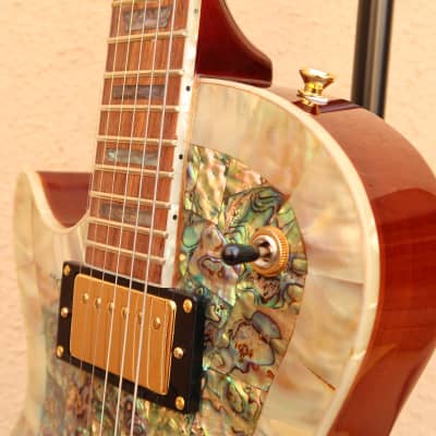 Wolf WLP 750T Special Edition *Left Handed Electric Guitar - Abalone w/Gator Hard Case image 10