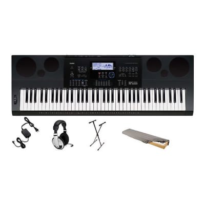 Casio WK-6600 Electronic Keyboard, 76-Key, With Headphones, Keyboard Stand, and Dust Cover image 4