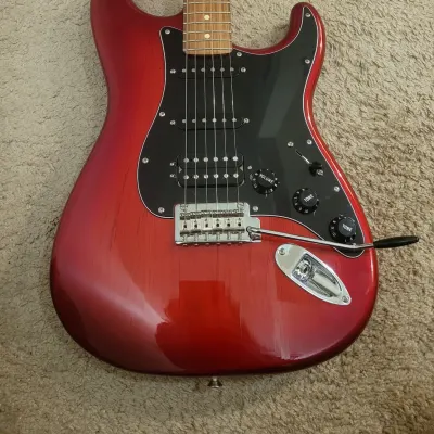 Fender FSR Limited Edition Standard Stratocaster HSS Candy Red Burst image 1