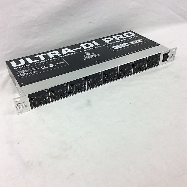 Behringer Ultra-DI Pro DI800 Phantom Powered 8-Channel Direct Box image 3