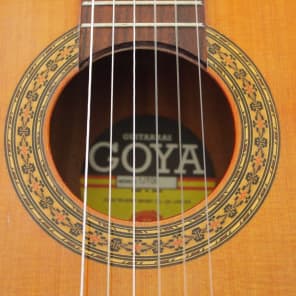 Esteve  GOYA 6  1980s Solid  Cedar classical guitar hand made in Spain (soundboard finish split) image 10