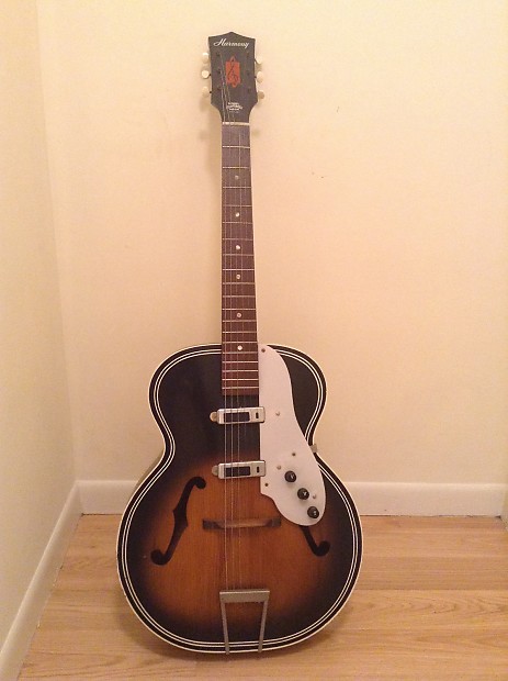 Vintage Harmony H1215 Archtop w/ original aftermarket