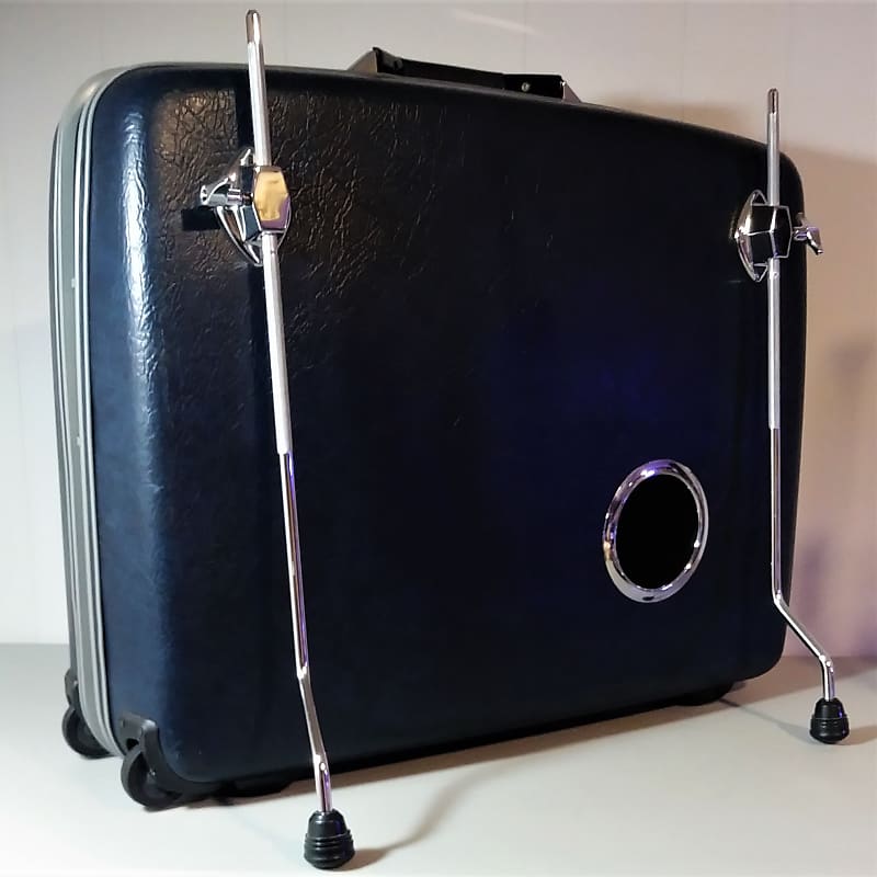 Samsonite "Bomber" Suitcase Kick Drum / Dark Blue made by Reverb