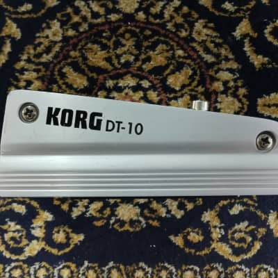 Korg DT-10 Chromatic Pedal Tuner 2000s Silver image 3