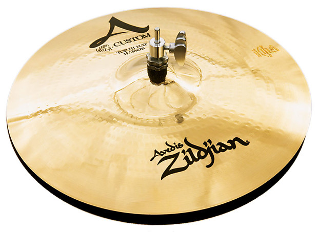 Zildjian A Custom 14 Inch Hi Hat Cymbals image 1
