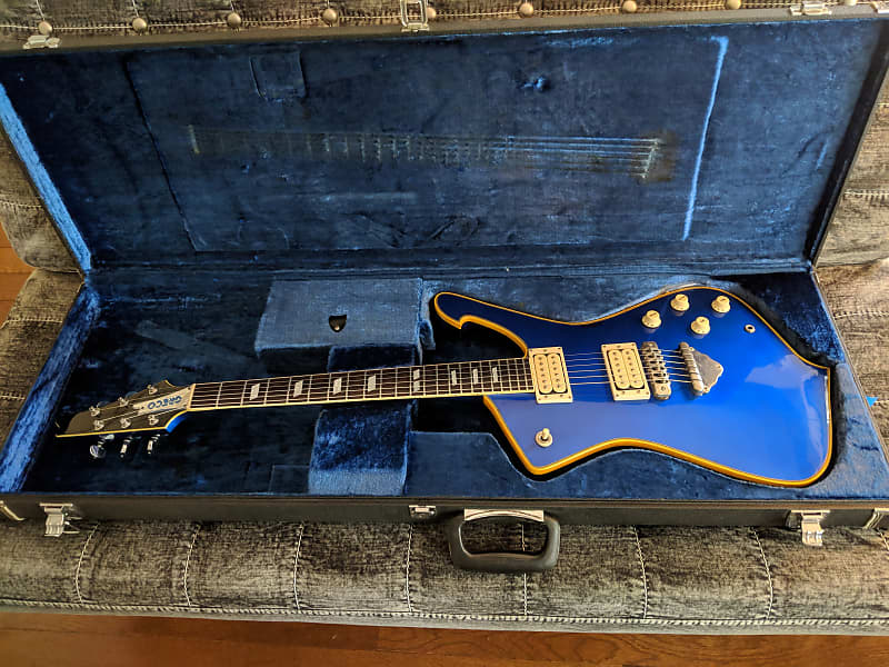 1979 Blue Greco Mirage/Iceman M-1000 - Rick Nielsen Model! | Reverb