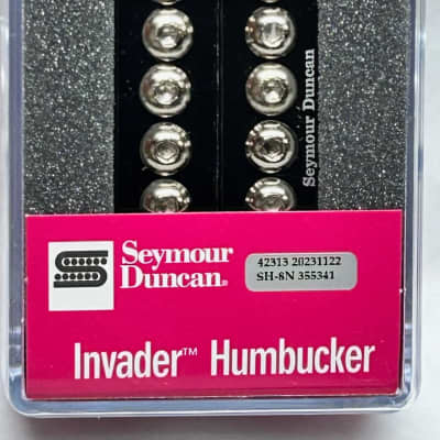 Seymour Duncan SH-8n Invader 6 String Neck Humbucker - Neon Pink 