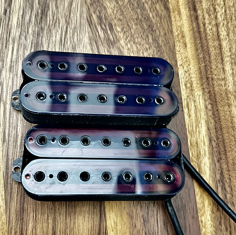 Rare Schecter Diamond Heretic 7 String Pickups 2023 - Clear | Reverb