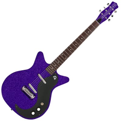 Danelectro Blackout '59M NOS+ Electric Guitar ~ Purple Metalflake image 1