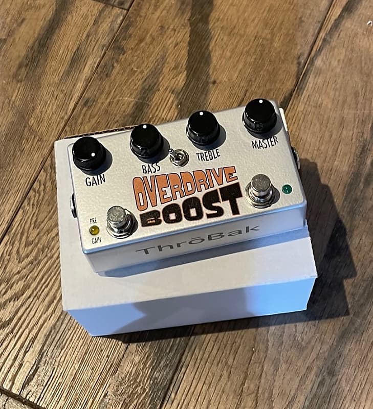 ThroBak Overdrive Boost effects pedals, Colorsound Power Boost