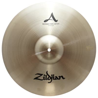 Zildjian 18" A Series Medium Thin Crash Cast Bronze Cymbal with Medium Bell Size & Bright Sound A0232 image 1